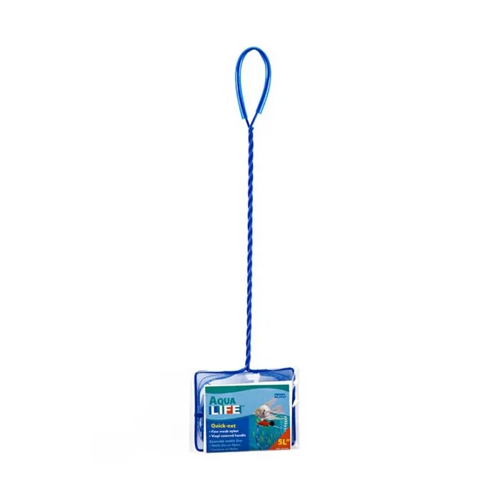 Penn Plax, Penn-Plax Quick-Net, Long Handle, Green, 5 Inches X 4 Inches