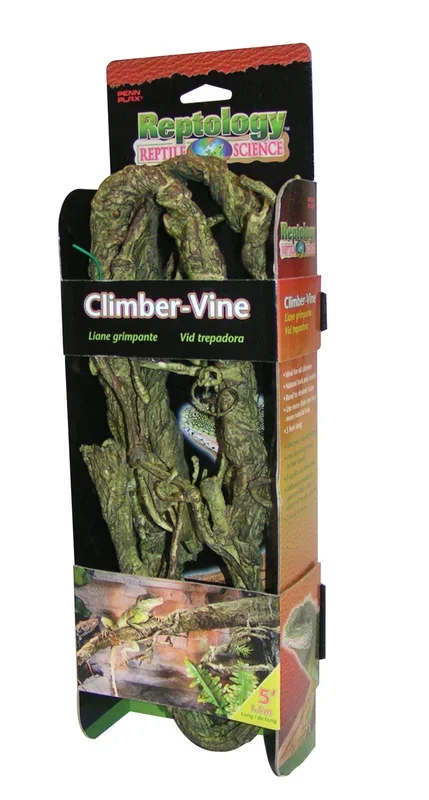Penn Plax Reptology Green Rattan Climber Vine
