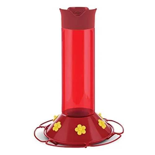 Perky-Pet Hummer’S Favorite Plastic Hummingbird Feeder – Red – 30 Oz Cap