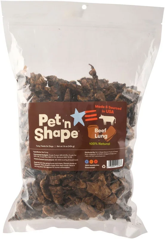 Pet ‘n Shape Roasted Beef Lung Treats