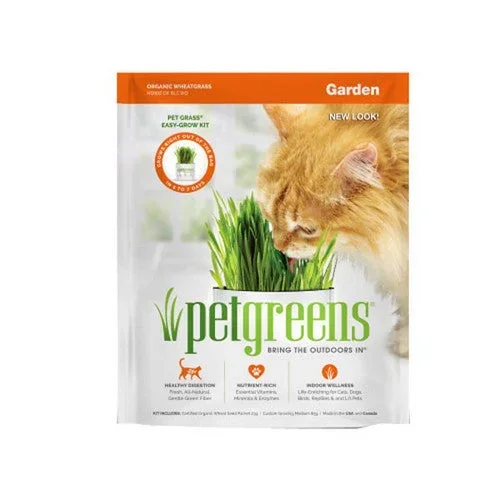 Pet Greens, Garden Pet Grass Self Grow Kit Organic Wheatgrass, 1 Count / 3 Oz