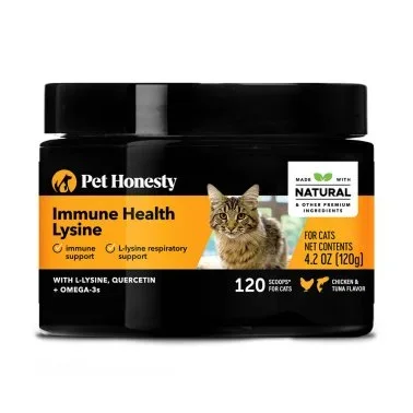 Pet Honesty Immune Health Lysine Powder for Cats