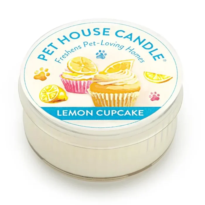 Pet House Candle Lemon Cupcake Mini (Case of 12)
