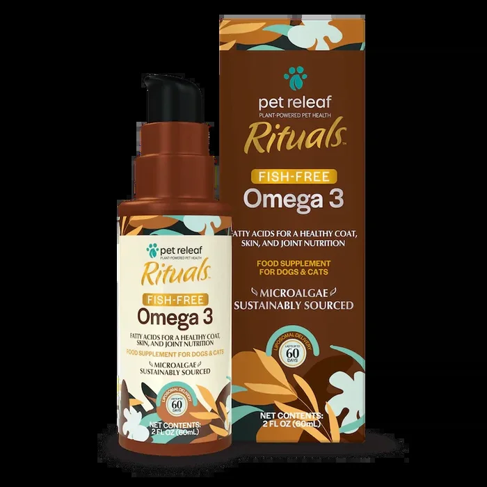 Pet Releaf Rituals Dog & Cat Omega 3 Algae Fish Free (2oz)