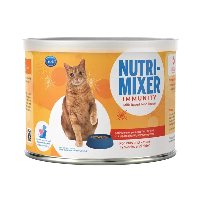 PetAg Nutri-Mixer Immunity Milk-Based Cat Food Topper – 6 Oz