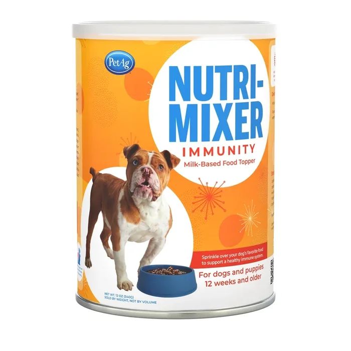 PetAg Nutri-Mixer Immunity Milk-Based Dog Food Topper – 12 Oz