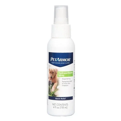 PetArmor, PetArmor Hydrocortisone Spray Quick Relief for Dogs and Cats, 4 oz