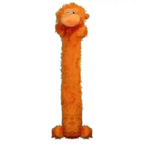 Petlou Monster Max Monkey Stick Plush Chew Toy for Dogs 45″