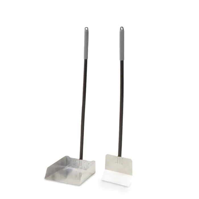Petmate Clean Response Aluminum Spade & Pan Black Silver Large