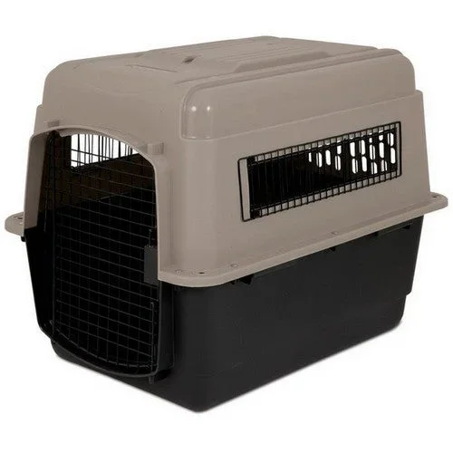 Petmate, Petmate Ultra Vari Dog Kennel, Taupe, Black, 32 Inches