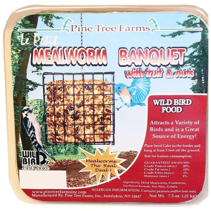 Pine Tree Farms Le Petit Mealworm Banquet Cake 7.5 oz.