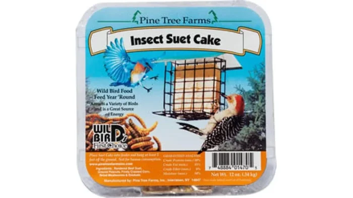 Pine Tree Farms Suet Cakes Wild Bird Food – Insect – 12 Oz