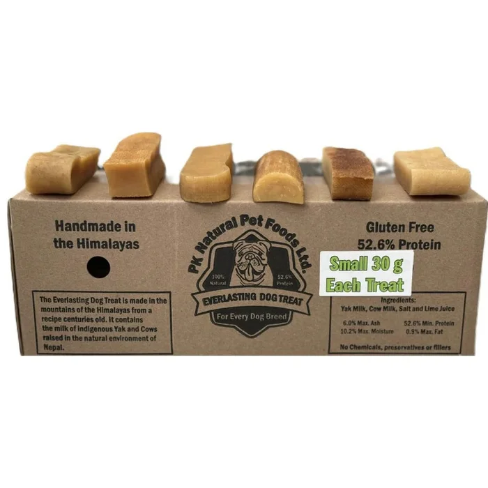 PK Naturals, PK Naturals Everlasting Himalayan Dog Treat, 50 Piece Bulk Box, Small