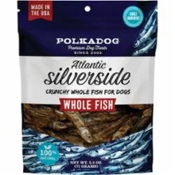 Polka Dog Bakery Grain-Free Silverside Dehydrated Dog Treats – 1.5 lbs Bulk