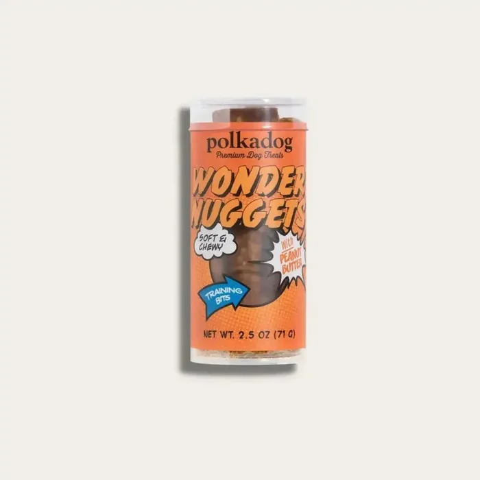 Polkadog Mini Tubes Wonder Nuggets Peanut Butter Dog Treats – 2.5 oz