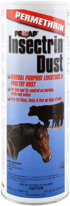 Polvo de insecticida Prozap, 2 libras, en envase para mezclar