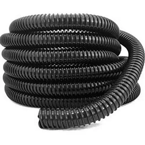 Pondmaster, Pondmaster Reinforced Corrugated Tubing, 3/4 Inches X 100 Feet,Black