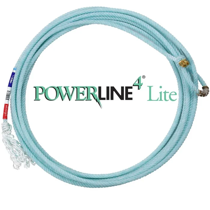 Powerline4 Lite Team Rope, 4-Strand CoreTech Nylon – Western Head & Heal Roping Gear