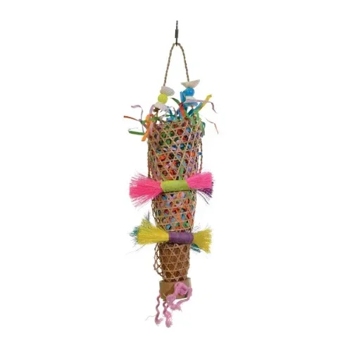 Prevue Pet Products Confetti Kazoo Tropical Teasers Forage and Engage Bird Toy