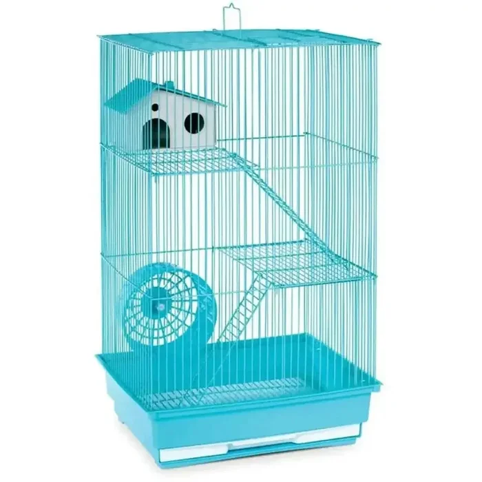 Prevue Pet Products Three-Story Hamster & Gerbil Cage Assorted 4ea/4 pk