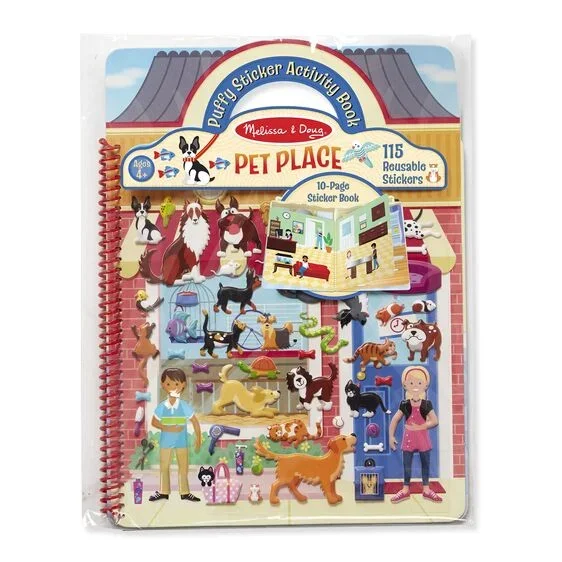 Puffy Sticker Pet Place Activity Book 9429