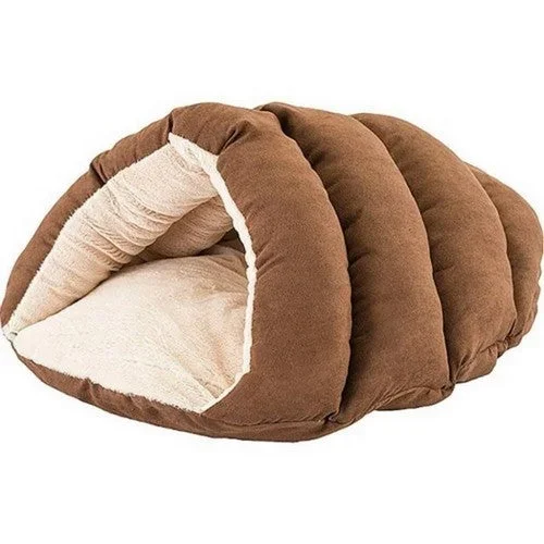 Pup Ice, Sleep Zone Cuddle Cave, 22 Inches, Chocolate