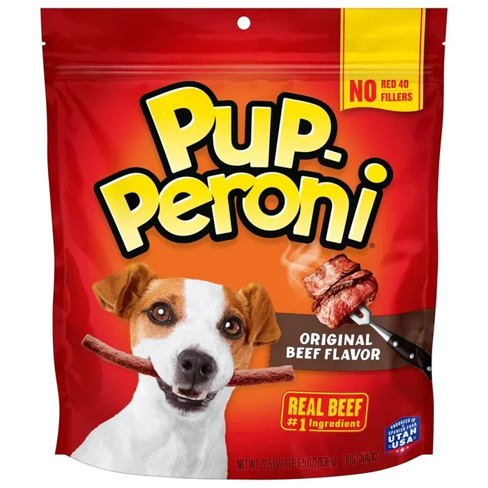 Pup-Peroni Prime Rib Beef Flavored Soft and Chewy Dog Treats 22.5 Oz – Case of 4