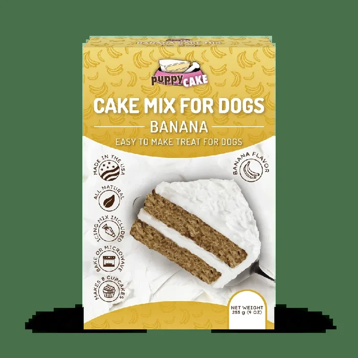 Puppy Cake Banana Cake Mix 9-Oz, Dog Treat