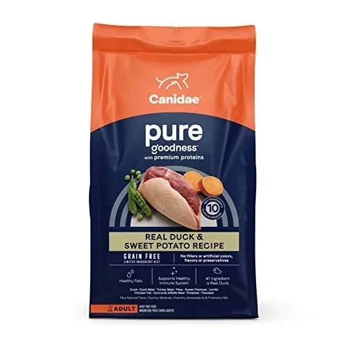 Pure Sky Can Grain-Free Dry Dog Food – Fresh Duck – 24 Lbs