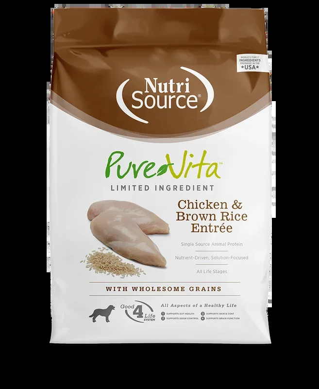 Pure Vita Chicken & Brown Rice, 25lbs