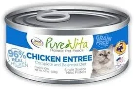 Pure Vita Chicken Canned Cat Food, 5.5oz