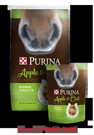 Purina Apple and Oat-Flavored Horse Treats