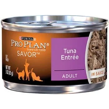 Purina Pro Plan Complete Essentials Tuna in Sauce Entrée Canned Cat Food – 3 Oz – Case of 24