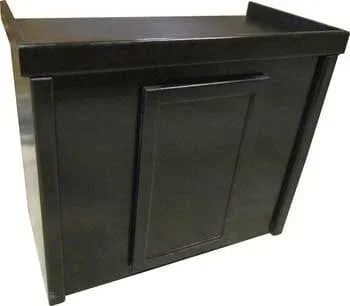 R&J Enterprises Birch Series Cabinet Aquarium Stand – Black – L:36″ X W:18″ X H:30″ Inches