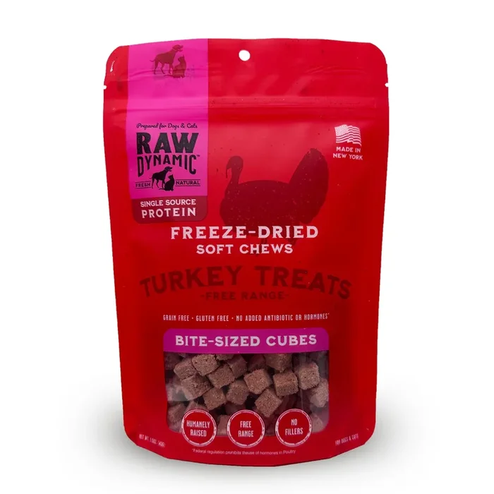 Raw Dynamic Dog Treat Freeze-Dried Turkey Treats