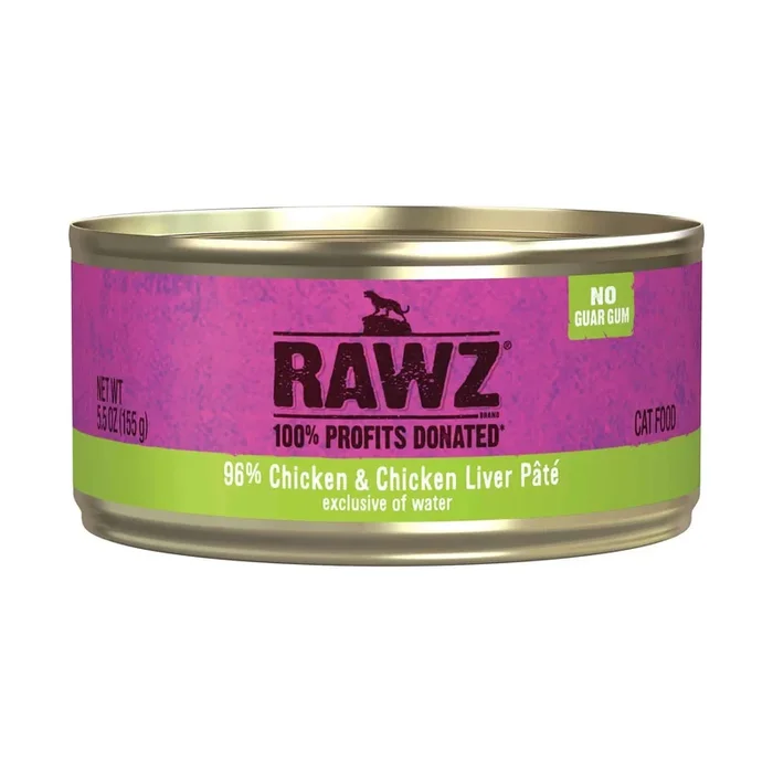 RAWZ 96% 鸡肉和鸡肝酱猫粮