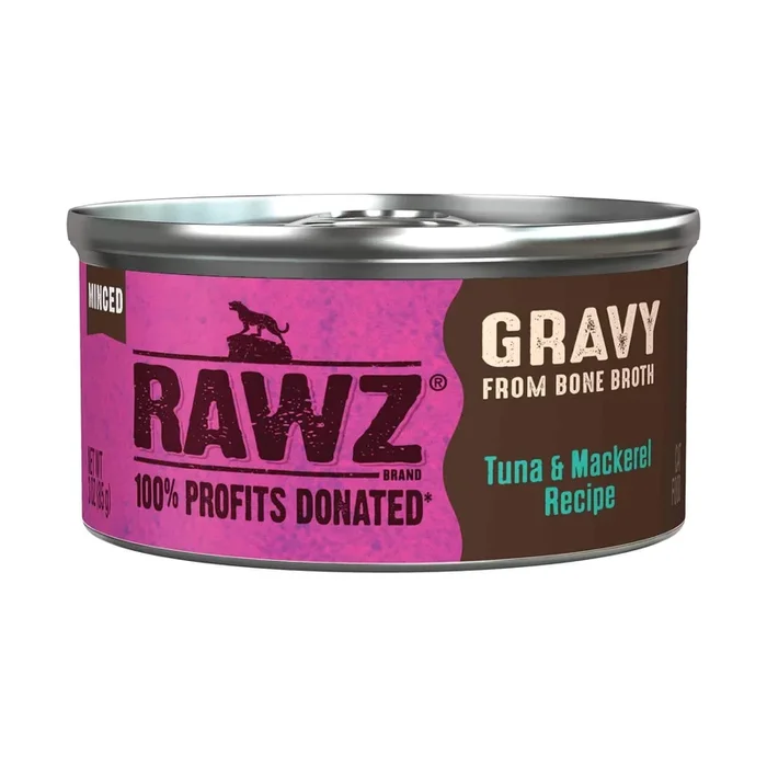RAWZ 肉汁金枪鱼和鲭鱼配方猫粮