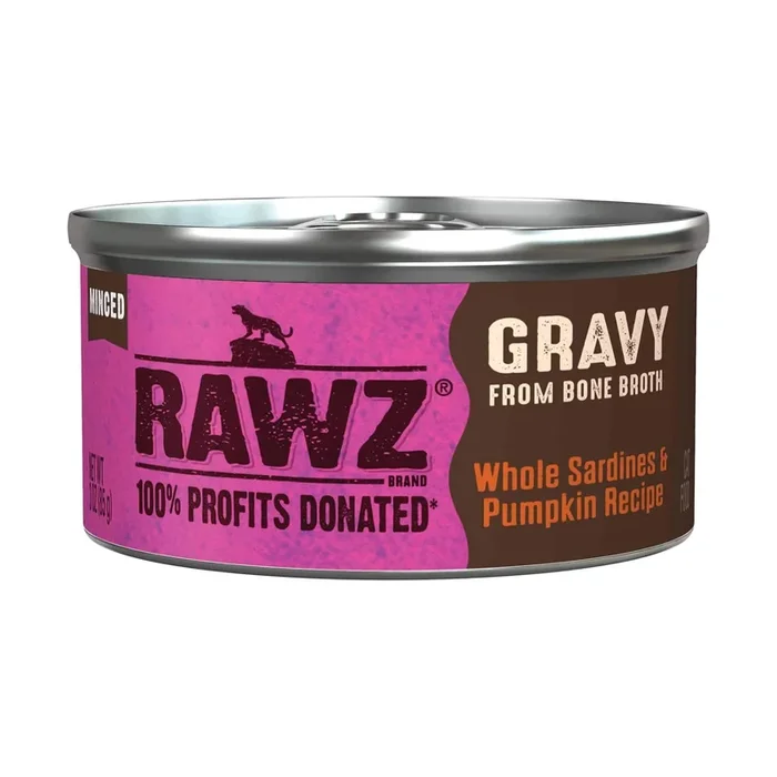 RAWZ 肉汁全沙丁鱼和南瓜配方猫粮