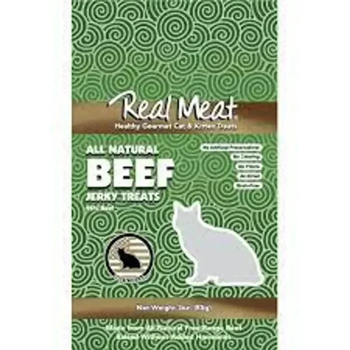 Real Meat Beef Jerky Cat Treats 3oz