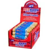 Red Barn Dog Filled Munchie Retreiver Peanut Butter Rawhide Dog Treats – 24 Count