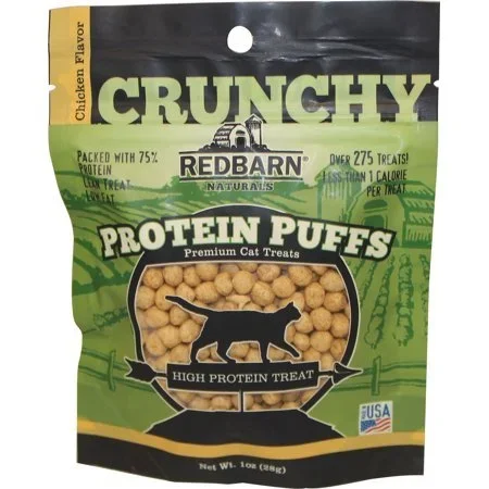Red Barn Protein Puffs Chicken Crunchy Cat Treats – 1 Oz