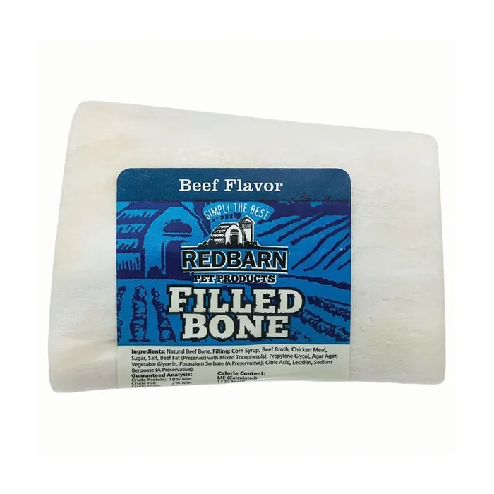 Redbarn Beef Filled Bone Chewy Dog Treat