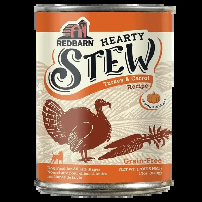 Redbarn Pet Products Hearty Stew All Life Stages Turkey & Carrot Wet Dog Food 12ea/12 oz