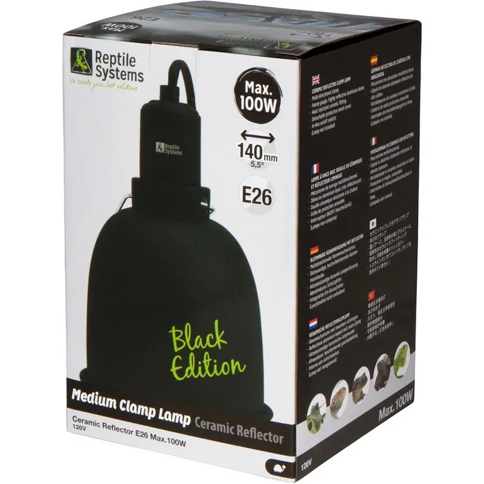 Reptile Systems Clamp Lamp Reflective – 100 Watt