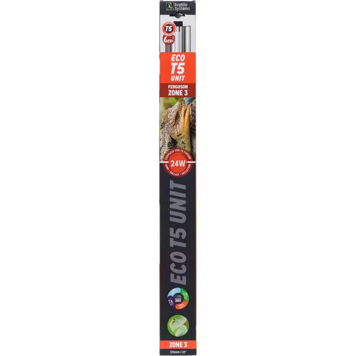 Reptile Systems Pro Eco T5 Gen 2 Fixture Zone 3 1ea/24 W, 24 in