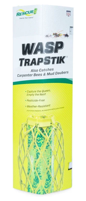 RESCUE! TrapStik for Carpenter Bees, Wasps and Mud Daubers