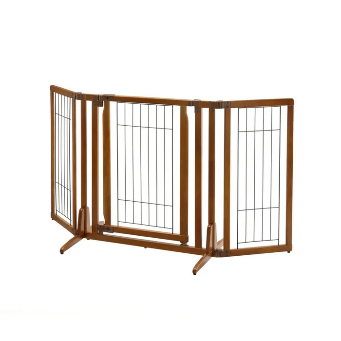 Richell Premium Plus Freestanding Pet Gate with Door