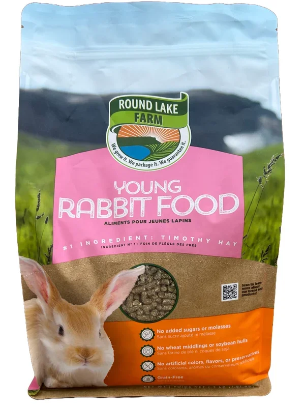 Round Lake Farm Young Rabbit Diet Small Animal Food