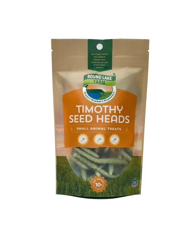 Round Lake Farms Timothy Seed Heads Small Animal Treats