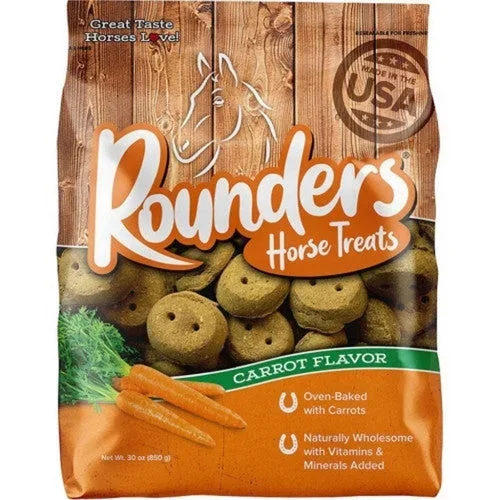 Rounders, Rounders Horse Treats, 30 Oz, Carrot